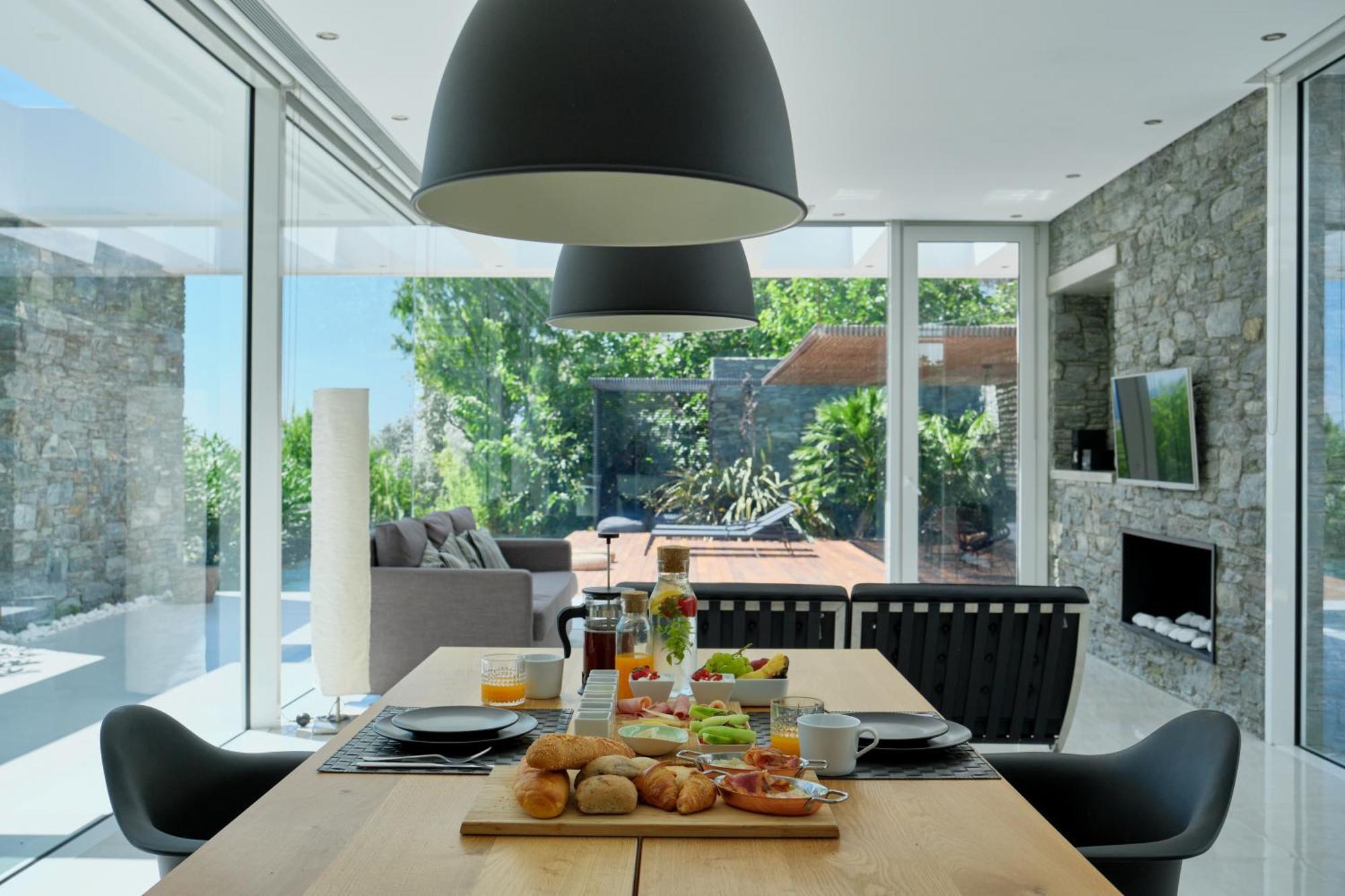 A - Luxury Villas Plomari Exterior foto