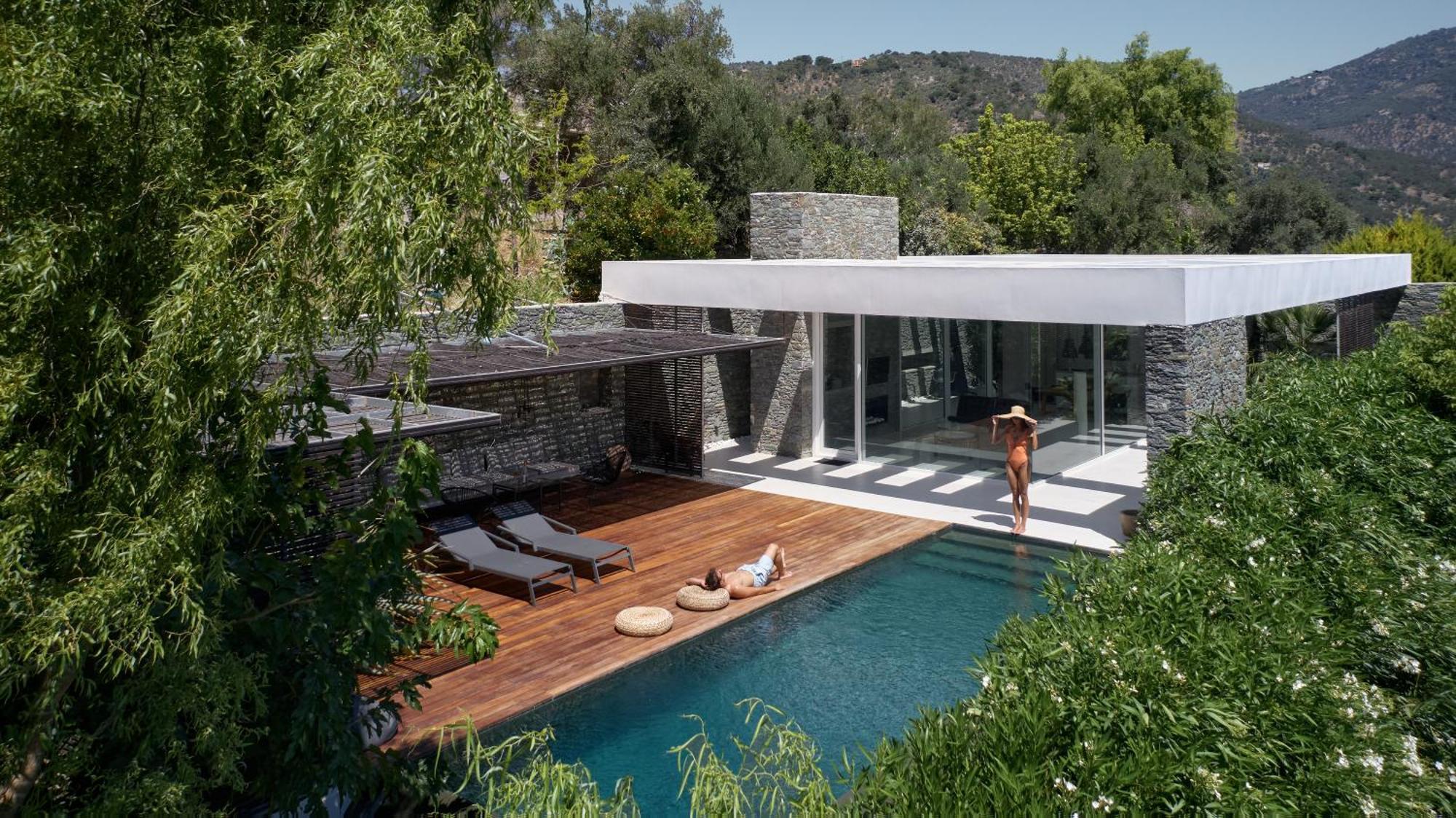 A - Luxury Villas Plomari Exterior foto